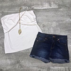 Super cute 💕  NWT J. Crew Cream Tube Top - XS